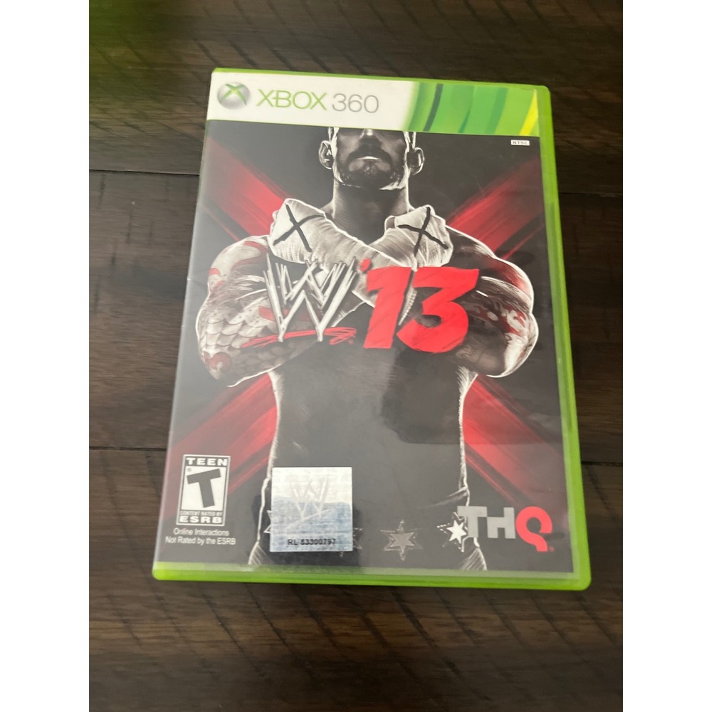 WWE 13 Xbox 360 Game THQ CM Punk Attitude Era Wrestling Video Game CIB